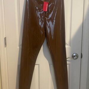 Commando new with tags Glossy Brown womens Pants